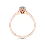 Pierścionek zaręczynowy z brylantem